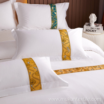 Hotel Luxury Bed Sheets Set Wrinkle Fade Resistant